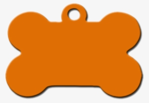 Hueso Naranja Aluminio Placas Identificativas Para - Hueso De Perro Collar