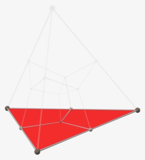 Tesseract Tetrahedron Shadow With Alternating Vertex - Sail