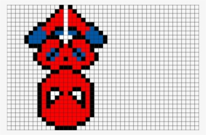Pixel Art Spiderman Facile