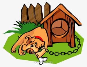 Perro Boxer Encadenado Con Hueso Libres De Derechos - Microsoft Powerpoint