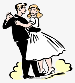 Pareja De Baile Libres De Derechos Ilustraciones De - Happy Birthday Dancing Couple