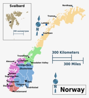 Norway Regions Map - Norway Map