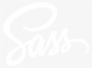 Sass - Sass - Sass - Sass Logo White Png
