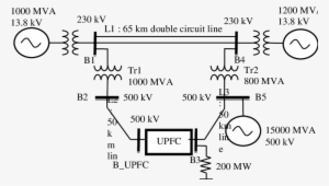 Two-machine System With Upfc Equivalent Circuit (2) - Line