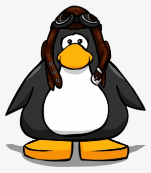 Pilot Cap On A Player Card - Penguin From Club Penguin