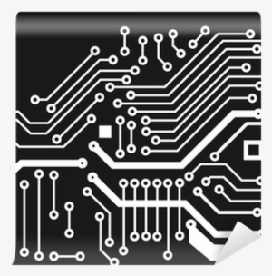 Abstract Technology Circuit Board Vector Background - Printed Circuit Board