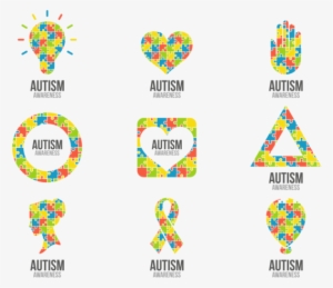Colorful Puzzle Symbol Of Autism - Logo International Pour L Autisme