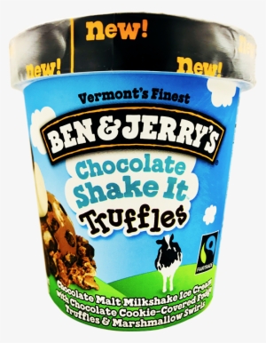 Ben & Jerry's Chocolate Shake It Truffles Pint - Ben & Jerrys Ice Cream, Chocolate Shake