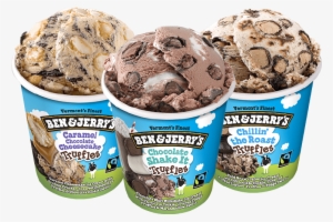 New Truffle Pints - Ben & Jerrys Ice Cream, Chocolate Shake