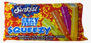Freezable Pops Made With Delicious Sunkist Fruit Flavours - Sunkist Squeezy Ice Lollies 30ml X 18 30ml X 18