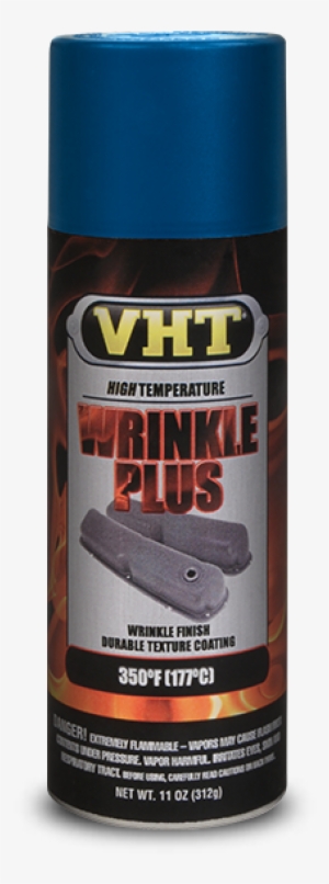 Vht Engine Enamel™ Wrinkle Plus Image - Vht Sp206 Blue Wrinkle Finish Paint - 11 Fl. Oz.