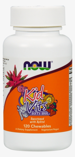 Kid Vits Berry Blast Chewables - Now Foods Vitamin D3 10 000 Iu