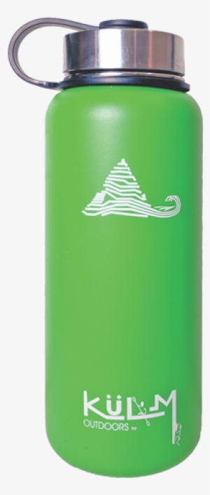 32 Oz Vacuum Insulated Stainless Steel Water Bottle - Green Water Bottle Png