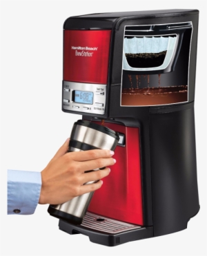 Download Hand With Coffee Maker Png Image