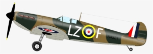 Plane Clipart Spitfire - Supermarine Spitfire Art Clip