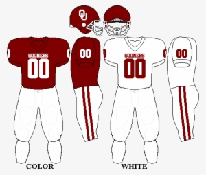 Big12 Uniform Ou - Oklahoma Sooners Football Colors Cream