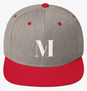 shopping meme insider snapback hat heather grey/ red - double hooded pied french bulldog puppy wool blend