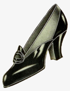 Vintage - Vintage Shoes Clipart