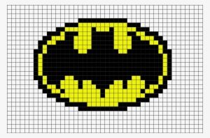 Batman Logo Pixel Art A - Hama Beads Batman Logo