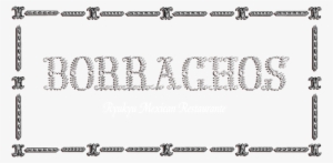 Borrachos Logo - Monochrome