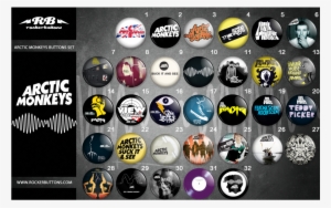 Arctic Monkeys Arctic Monkeys Button Collection - Monkeys Suck It And See