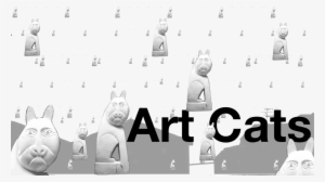 Art Cat Background Title - Number