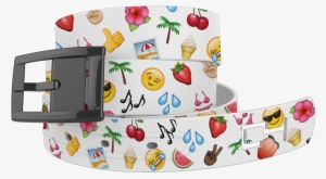 Home / Belts / Sale / Summer Emoji - C4 Belts C4 Design Belt: Summer Emoji Strap/black Buckle