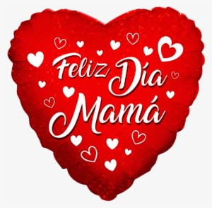 Globo Feliz Día Mamá - Corazones Feliz Dia Mama