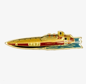 Speedboat Pin - Scale Model