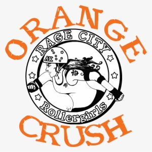 Orangecrushlogo Color Scoreboard - Rollergirls Rollergirls Rollergirls Wall Clock