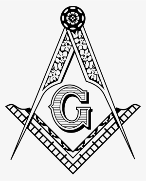 Emblem Of Masonic Brotherhood - Masonic Square And Compass