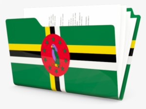 Illustration Of Flag Of Dominica - Folder Flag Turkey Icon