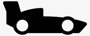 F1 Car Filled Icon - F1 Icon