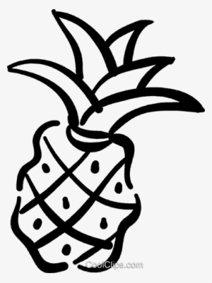 Pineapple Royalty Free Vector Clip Art Illustration - Pineapple Border In Word