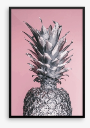 pineapple art print - abstract art canvas print