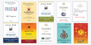 Your Personalized Wine Labels With A Wide Selection - Personalized Corporate Wine Labels