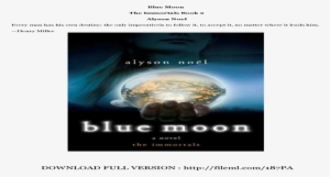 Blue Moon By Alyson Noel - Leatherback Sea Turtle