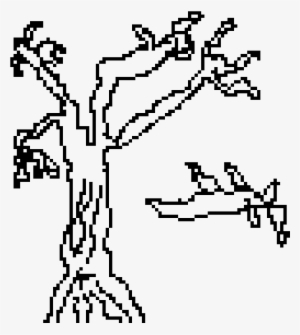 The Dying Tree - Line Art