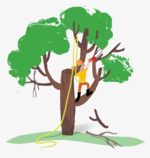 Heritage Tree Care Will Prune Out Your Tree's Dead, - Tree Pruning Cartoon
