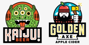 Kaiju Golden Axe Brandmark Final-01 - Golden Axe Cider Logo