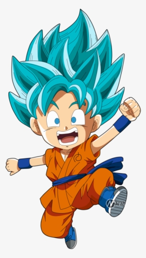 Goku Clipart Ssj God - Dragon Ball Chibi