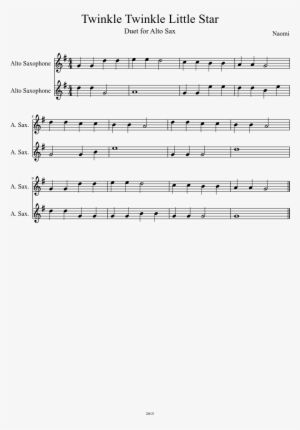 Twinkle Twinkle Little Star Sheet Music Composed By - You Must Believe In Spring Sheet Music Bb