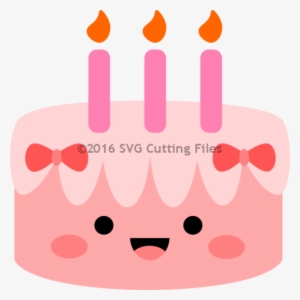 Birthday Clipart Kawaii - Kawaii Birthday Cake Clipart