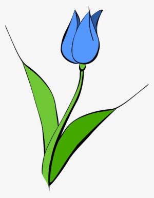 Red Tulip Transparent Png Clip Art Imageu200b - Blue Tulip Clipart