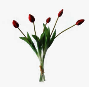 Tulips In A Bundle Of 5 - Artificial Flower
