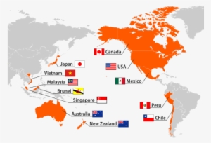 Tpp Countermeasures Options For The Global Economic - Tpp World Map