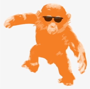 Ape Clipart Orange Monkey - Monkey