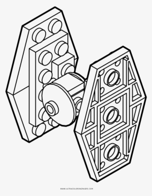Tie Fighter Coloring Page