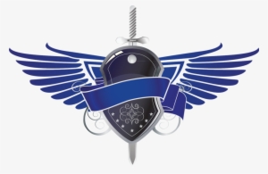 A Shield Wing Design - Logo Shield Wings Png