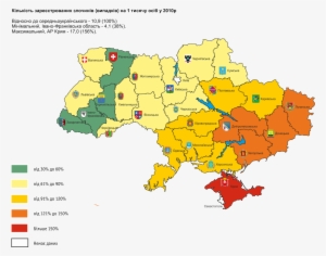 Political World Map In Ukrainian - Ukraine Crime Rate Graph